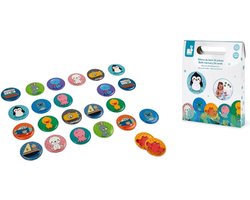 foto van Janod Badspeelgoed - Memory Spel - Grappig Memospel Voor In Bad - Geschikt Vanaf 2 Jaar
