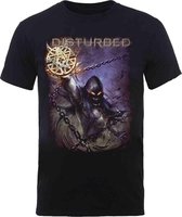 Disturbed Heren Tshirt -L- Vortex Colours Zwart