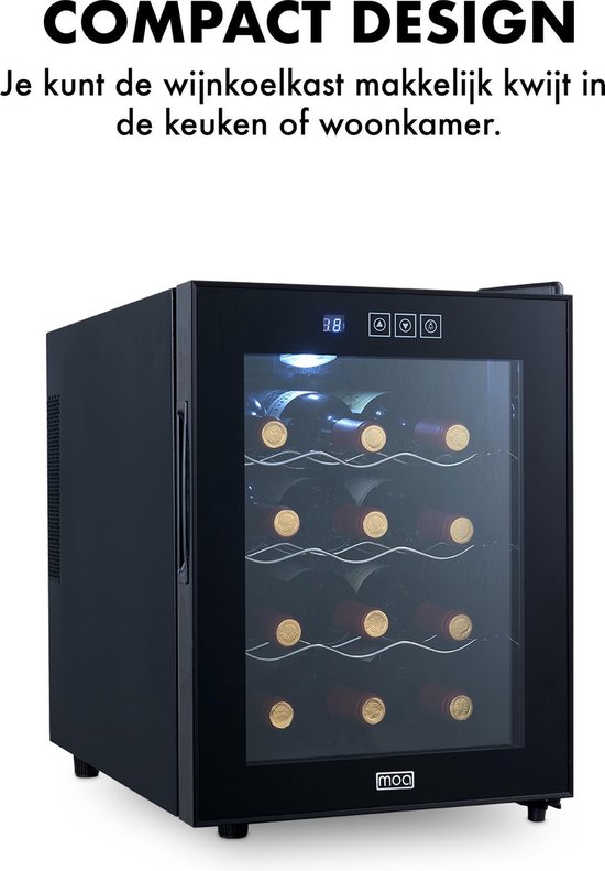MOA 33G - Wijnkoelkast - 12 flessen