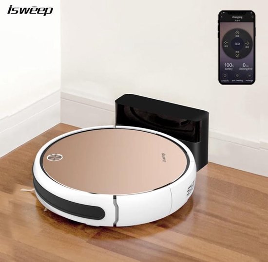 ISWEEP - X3 Robotstofzuiger | Met laadstation en dweilfunctie