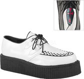DemoniaCult Creepers -45 Shoes- V-CREEPER-502 US 12 Wit
