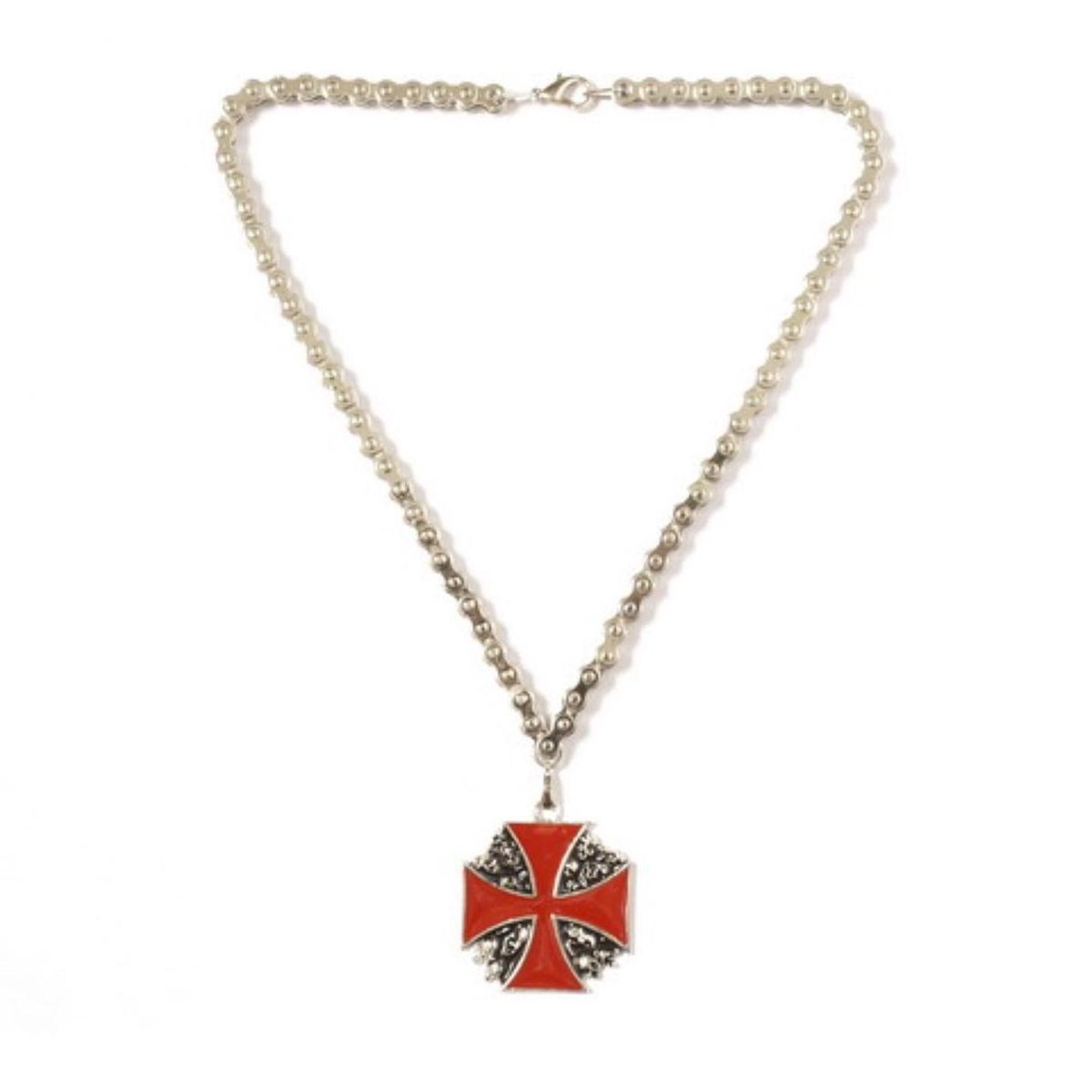 Kodiak Ketting Red Cross & Skulls