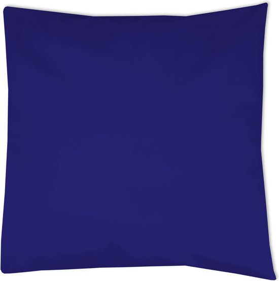 Kussenhoesje kobalt blauw, 40 x 40 cm | bol.com