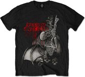 Avenged Sevenfold Heren Tshirt -L- Spine Climber Zwart