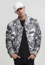 Urban Classics Bomber jacket -XL- Vintage Camo Cotton Wit