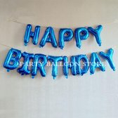 Happy Birthday Ballonnen | Verjaardags ballonnen | Confetti ballonnen | Blauwe ballonnen