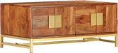 Salontafel Massief hout- koffietafel (Incl LW3D Klok) coffee table woonkamertafel