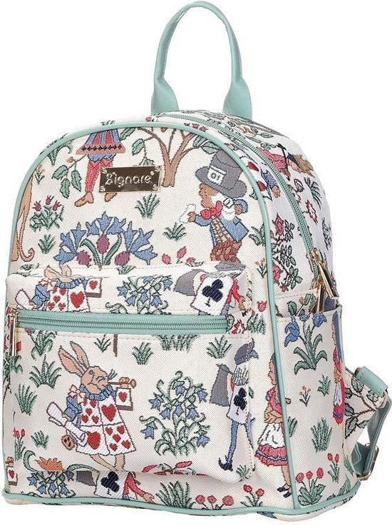 Signare - Rugzak - Rugtas - Backpack - Gobelinstof - Alice in Wonderland