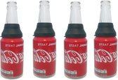Accessoire de canette CAN CAP - 4 pièces - transformez votre canette en une bouteille de qualité supérieure à boire - Verre véritable - Transparent