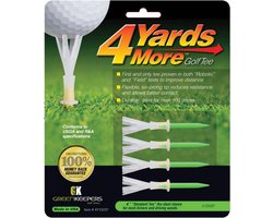 4 Yards More Golf Tee - Extreme - 4 inch - Groen