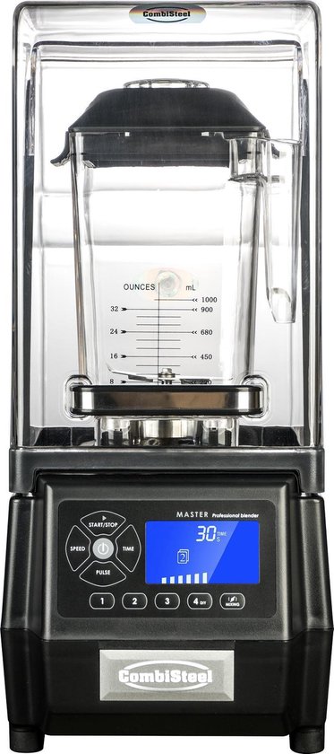 åbning linje vægt Professionele Blender met geluidskap | 2 liter | Combisteel | 7455.0300 |  Horeca | bol.com