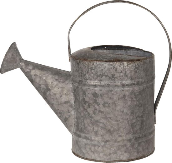 Clayre & Eef Arrosoir décoratif 42x20x38 cm Gris Métal Arrosoir