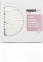 Haarnet ,baret model, net voor bescherming haren, wegwerp haarnet, wit haarnetje,100 stuks pp non woven