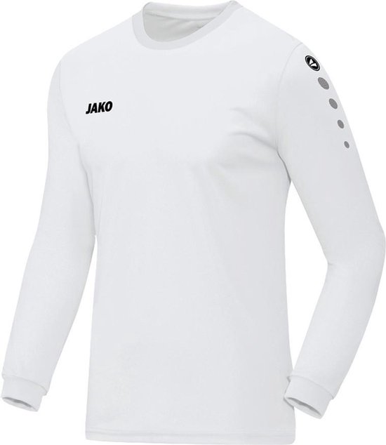 Jako - Jersey Team L/S Junior - Shirt Team LM - 164 - Wit