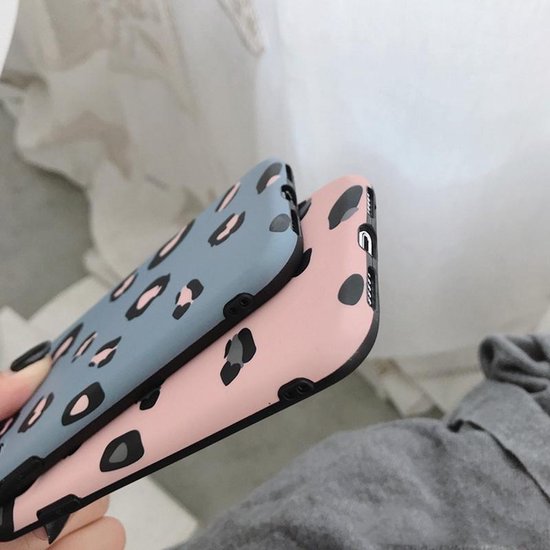 Apple iPhone 11 - Coque TPU Imprimé Léopard Blauw/ Gris | bol.com