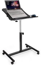 Ergonomische Laptoptafel Op Wielen - Met Muismat - Laptop Statafel In Hoogte Verstelbaar - Notebook Standaard Houder - 360 Graden Draaibaar