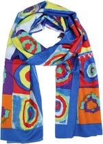 Sjaal Multicolour Levia Blauw