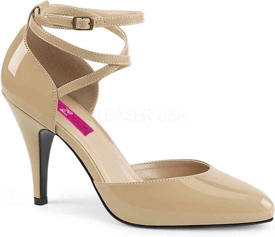 Pleaser Pink Label Talons hauts -42 Chaussures- DREAM-408 US 12 Cream
