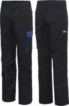 Ultimate Workwear - Pantalon de travail SHAWN - polycoton - léger bicolore Bleu (Marine / Marine) / Bleu (Cobalt / Bleu Royal)