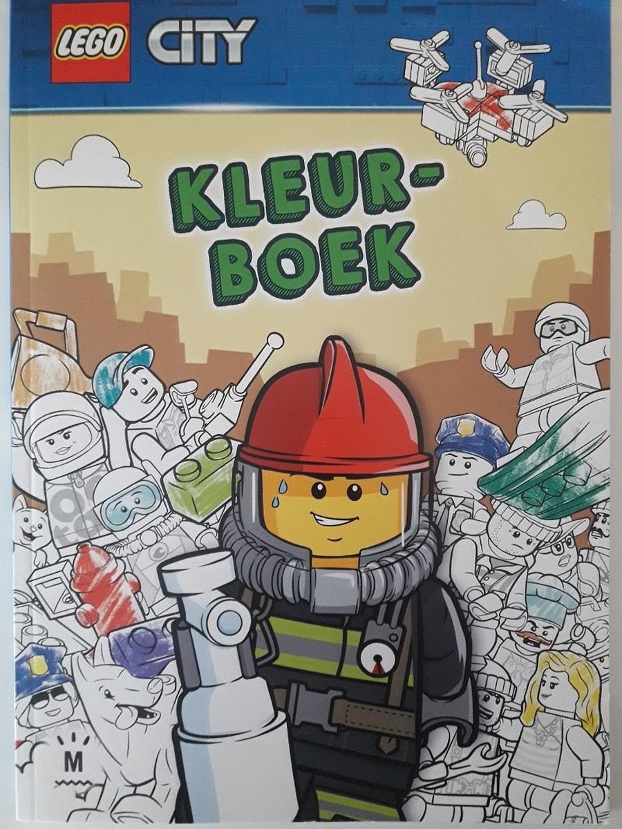 opslaan Vleien barst Lego City kleurboek - 48 kleurplaten | bol.com