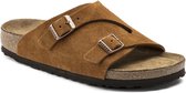 Birkenstock slipper ZURICH SFB Mink regular Veloursleder Suede - Maat 40