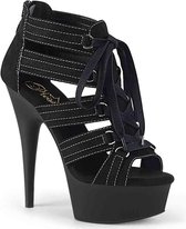 Pleaser Hoge hakken -36 Shoes- DELIGHT-693 US 6 Zwart