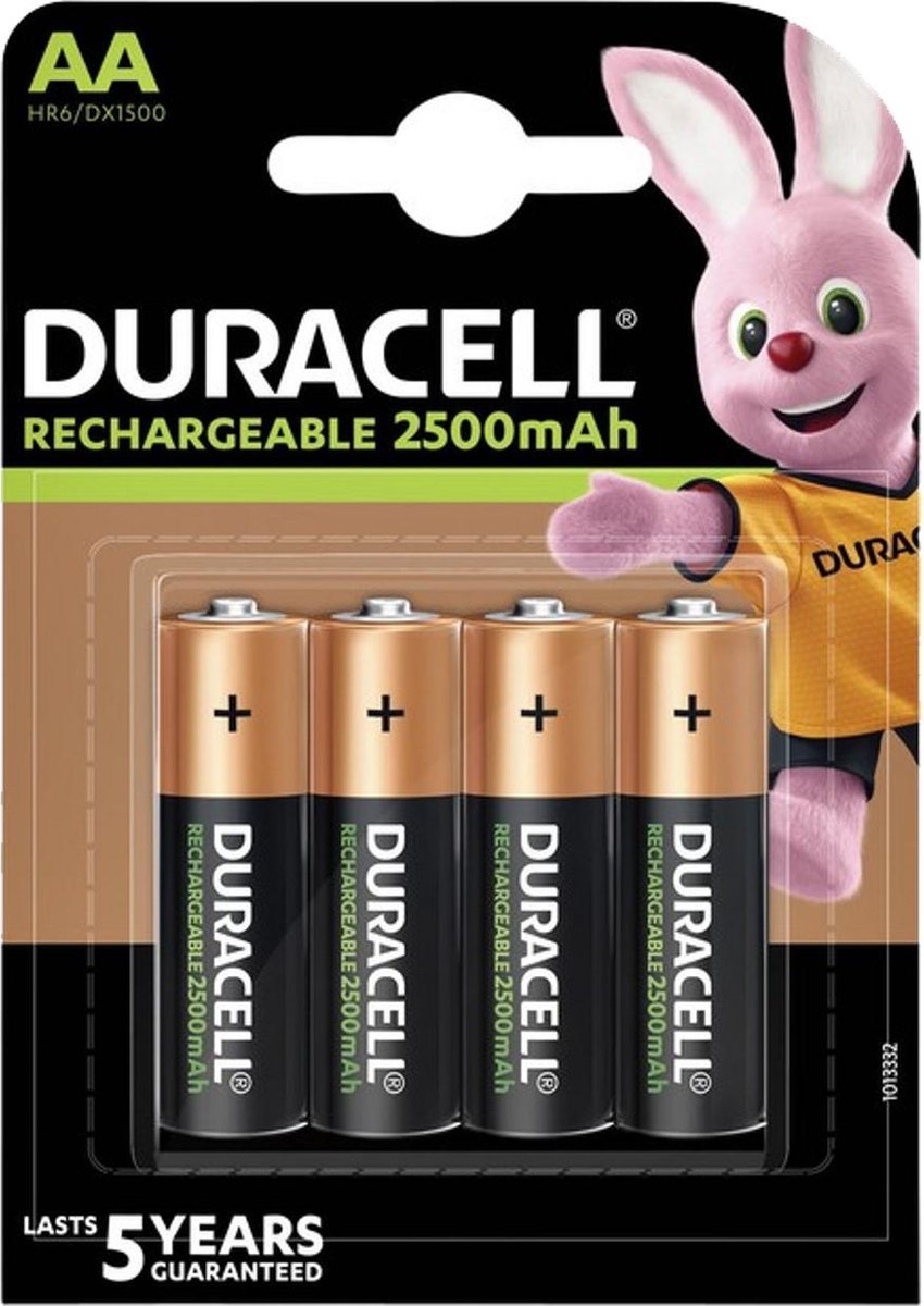 Duracell AA Oplaadbare Batterijen - 2400 mAh - 4 stuks | bol.com
