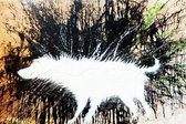 BANKSY Wall Art Wet Dog Canvas Print