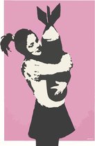 BANKSY  Bomb Hugger Canvas Print