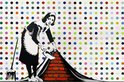 BANKSY Keep it Spotless (Defaced Hirst) Canvas Print | bol