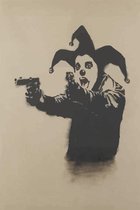 BANKSY Insane Clown Canvas Print