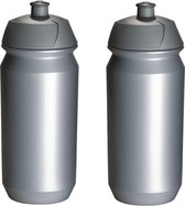 2 x Bouteille Tacx Shiva - 500 ml - Argent - Gourde