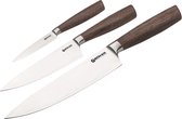 Boker Core messenset 3-delige - Walnoothout - Gesmede bolster