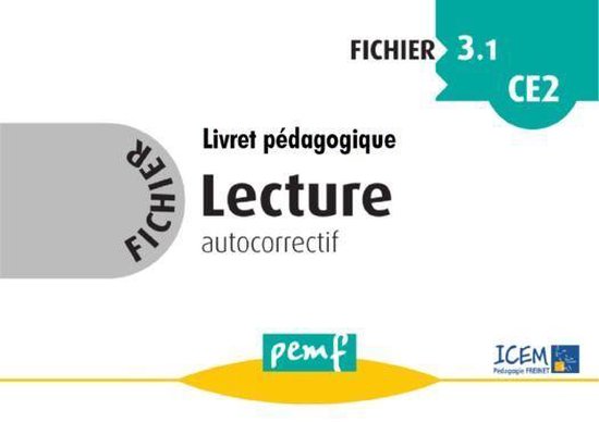 Fichiers de lecture - Fichier Lecture 3.1 CE2 - Livret Péda ... - cover