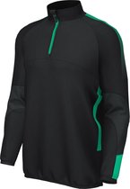 RUGBEE EDGE PRO TEAM MIDLAYER ZWART/GROEN Medium