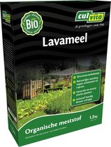 Culvita - Biologische Lavameel plantenvoeding - Lavameel Meststof 1,5 kg - heeft een natuurlijke werking tegen schimmels en rupsen - 100 dagen voeding