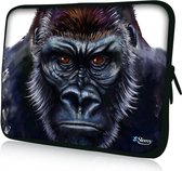 Sleevy 15,6 laptophoes gorilla - laptop sleeve - Sleevy collectie 300+ designs