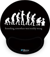 Muismat polssteun grappige evolutie - Sleevy - mousepad - Collectie 100+ designs