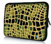 Sleevy 13.3 laptophoes krokodillen patroon - laptop sleeve - laptopcover - Sleevy Collectie 250+ designs