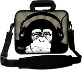 Sleevy 15.6 laptoptas chimpansee