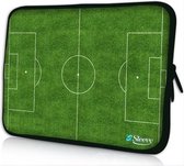 Sleevy 14 laptophoes voetbalveld - laptop sleeve - laptopcover - Sleevy Collectie 250+ designs