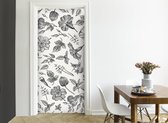 Easy Doorstickers-Getekende Planten