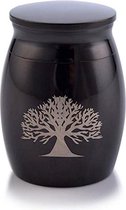 Mini urne noire avec symbole Lifetree