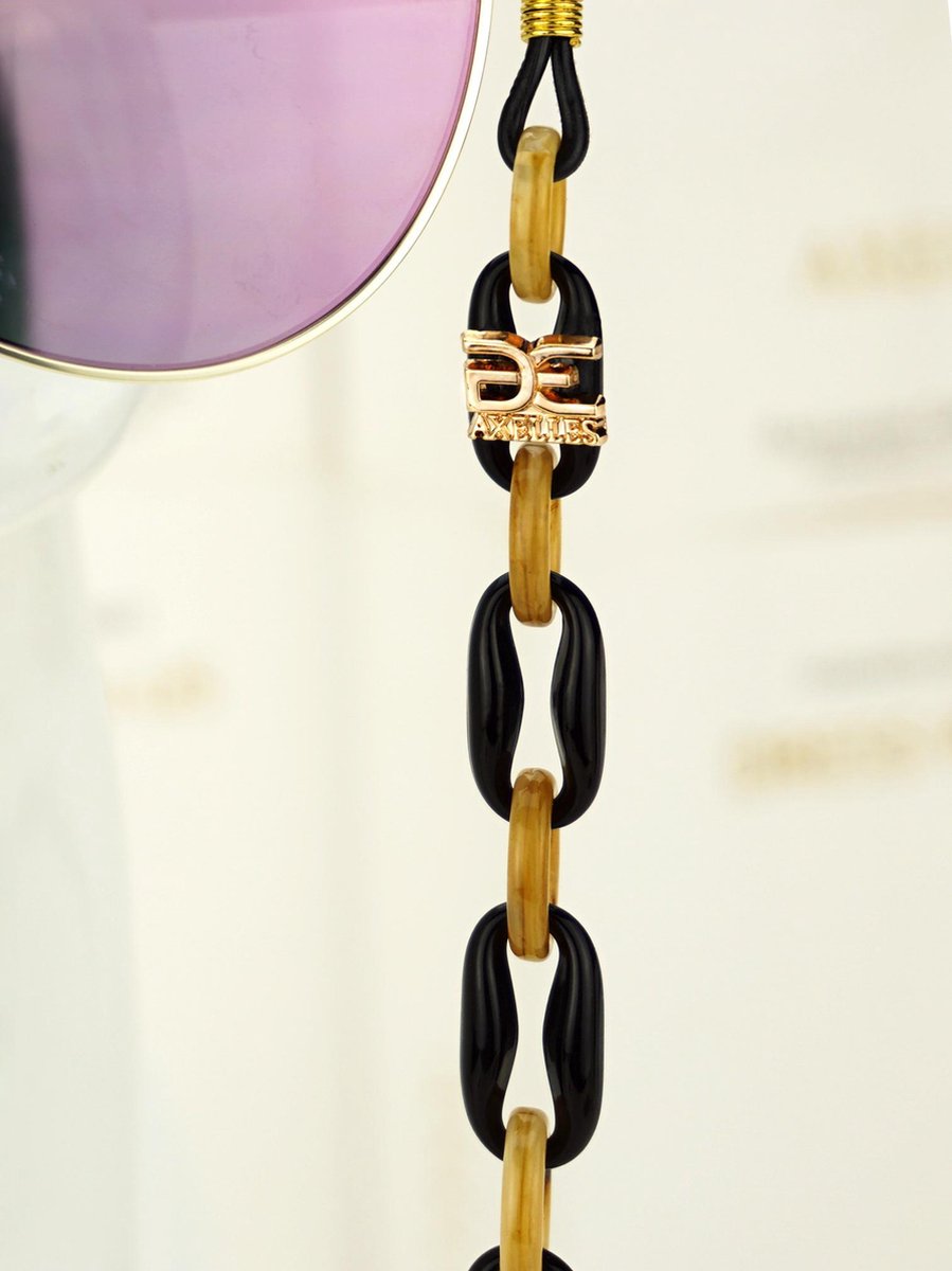 acrylband brilband Brilketting 70CM brillenhouder Accessoires Zonnebrillen & Eyewear Brilkettingen brillenketting 27,5" brillenketting brillenhouder 
