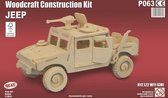 Bouwpakket 3D Puzzel Jeep - hout
