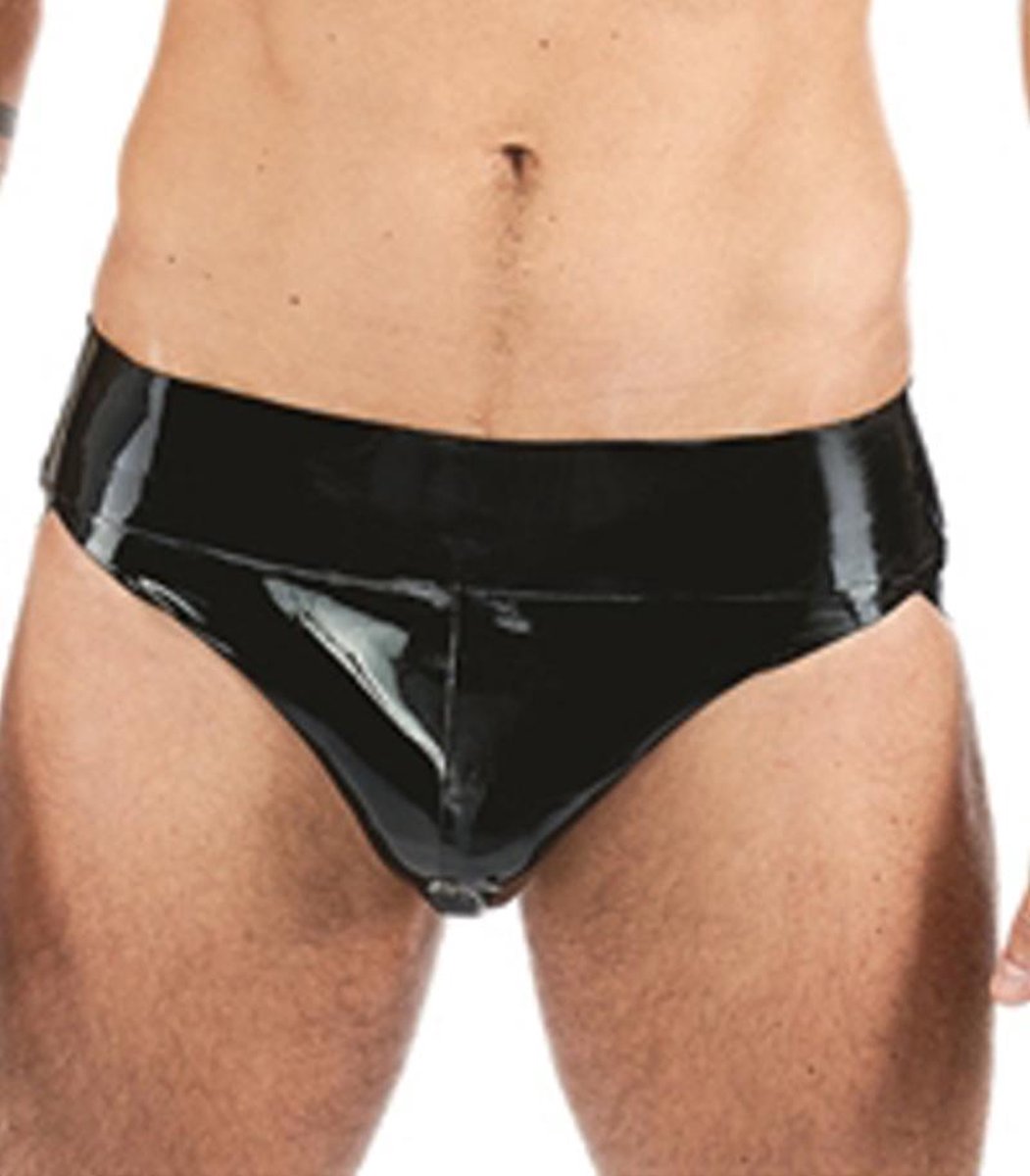 Mister b rubber jock strap black xs