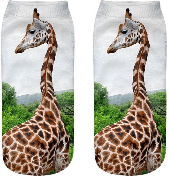 Enkel sokjes giraffe dier tropisch leuk