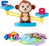 Afbeelding van het spelletje Educatief Speelgoed -  Monkey Balance - Educatief Speelgoed voor Kinderen Vanaf 3 Jaar - Speelgoed voor jongens en Meisjes - Interactief speelgoed - Leer Wiskunde en Rekenen - Leren Rekenen - Leren Tellen - 64 Stuks