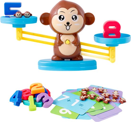 schrijven Losjes Plantkunde Educatief Speelgoed - Monkey Balance - Educatief Speelgoed voor Kinderen  Vanaf 3 Jaar... | bol.com