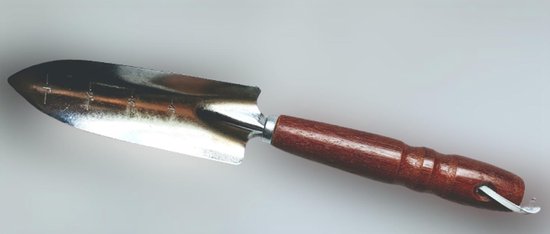 Coffret avec outils de jardin solides Manche en bois Vernis teck, 3 pièces * Handgemaakt *